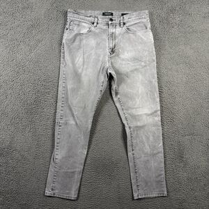 PROOF Jeans Mens 33x30 Gray Rover Slim Fit Stretch Denim Pants Outdoor Huckberry